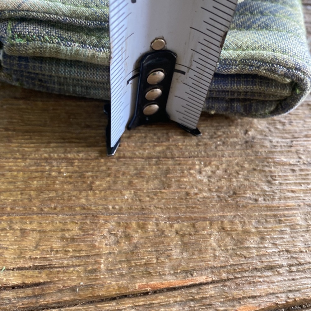 Handmade quilted cottagecore accordion wallet. Soft shabby chic boho cabincore - Picture 7 of 9